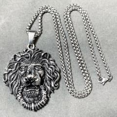 ライオンヘッドモチーフ ネックレス メンズ シルバーアクセサリー