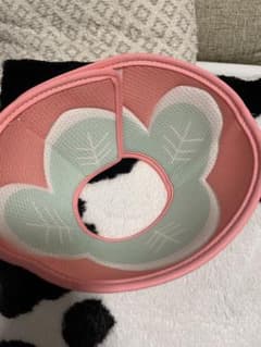 ピンク 花形 エリザベスカラー Mサイズのサムネイル