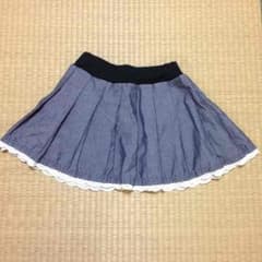 150cm プリーツスカート&紫Ｔシャツのサムネイル