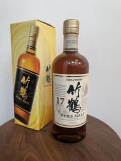 【希少】竹鶴 17年 ピュアモルト 旧ボトル 43度 700ml 未開封のサムネイル