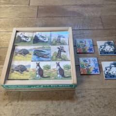 Atelier Fischer Zoo-Memo 木製パズル