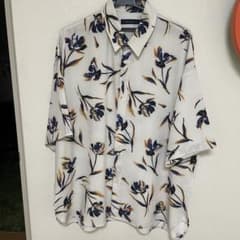 RAGEBLUE レイジブルー　総柄シャツ