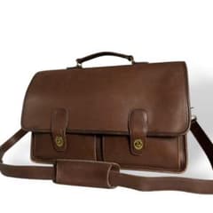 COACH/オールドコーチ 5275 オールレザー ビジネスバッグ ターンロック