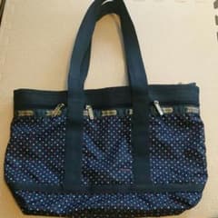 LeSportsac レスポートサック　トートバック 紺のサムネイル
