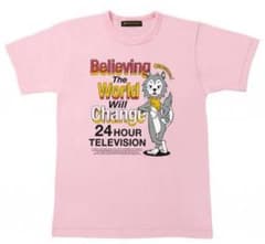 24時間テレビTシャツ 2021 ピンク Lのサムネイル