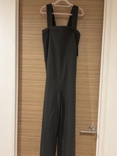 新品ヤマダヤ　Agaストライプサロペットのサムネイル