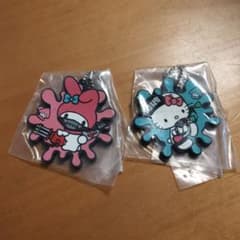 Splatoon x Sanrio Collaboration Rubber Keychain Charm
