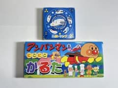 【欠品なし】アンパンマンかるた ＆ 新幹線丸形トランプセットのサムネイル