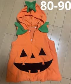 ハロウィン かぼちゃコスチューム 80-90cmのサムネイル