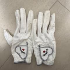 Callaway レディース ゴルフグローブ ホワイト両手のサムネイル