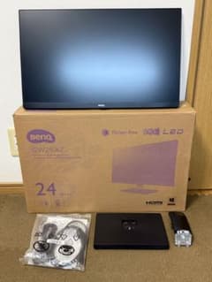 や*ま様 【極美新品未使用品】BenQ GW2406Z 24インチ ディスプレイ 極美新品未使用品】BenQ GW2406Z 24インチ ディスプレイ オマケ付