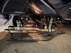 HONDA フュージョン デュアル スラッシュカットマフラー ステンレス HONDA フュージョン デュアル スラッシュカットマフラー ステンレス