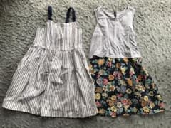 ワンピース　2枚セット　140㎝　グローバルワークのサムネイル