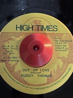 レゲエ洋楽RUDDY THOMAS OUT OF LOVE - メルカリ