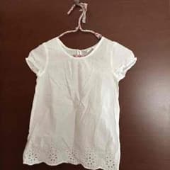 H&M 女の子 白シャツ サイズ122cmのサムネイル
