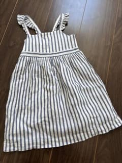 GAP ノースリーブワンピース ストライプ 100cmのサムネイル