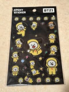 BTS BT21 스티커 씰 EPOXY TinyTan 티미 지민