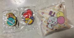 BT21 쿠라 스시 쿠션 매력 고무 마스코트