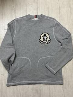 最終値下げ⚠️ MONCLER グレー トレーナー 長袖 - メルカリ