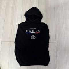 も*も様 バレンシアガ（BALENCIAGA） パーカー ブラック - メルカリ