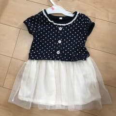 値下げ！西松屋 ワンピース 90 新品未使用 入園式に♡のサムネイル