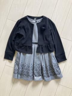 フォーマルドレスとカーディガンセット 120cmのサムネイル