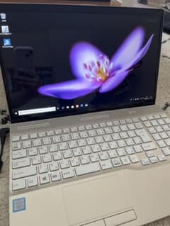 富士通 LIFE BOOK ノートパソコン PC ゴールド オフィス SSDのサムネイル
