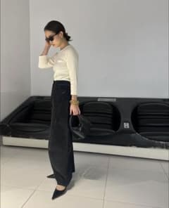 Deuxième Classe tibi ブラックデニム　25のサムネイル