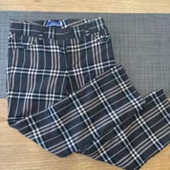 Burberry Blue Label チェック柄 スラックス レディース 36のサムネイル