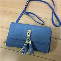 1児ママ専用デニム 長財布 しまむらのサムネイル