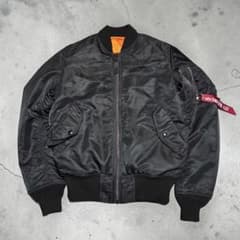 90s alphaindustries MA-1 flight jacket S