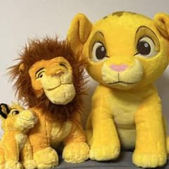 ライオンキング　ベビーシンバ　ムファサ　ぬいぐるみ　SEGA セガ　フリュー