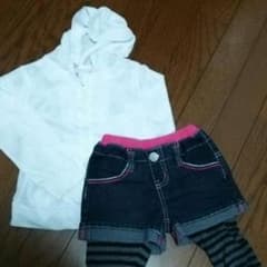 みー☆様専用!!ドットパーカー＆スパッツ付きパンツ☆のサムネイル