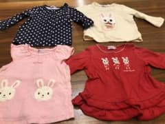 ミキハウス 4点 女の子 80のサムネイル