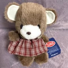昭和レトロ❗️サンアロー クマぬいぐるみ タグ付き - メルカリ