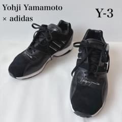新品 Y-3 ヨウジヤマモト adidas ZX RUN スニーカー レザー 黒 - メルカリ