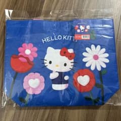 한국세븐일레븐 한정 헬로키티 재사용 가능한 가방 블루