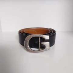 GUCCI グッチ GG Sサイズ65/26 レザー シルバー金具 ベルト GUCCI グッチ Gバックル レザーベルト イタリア製サイズ65-26 - メルカリ