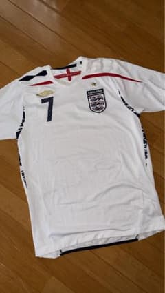 激レア Umbro イングランド代表 2007〜2009年ベッカム 7 - メルカリ