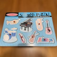 Melissa & Doug サウンドパズル 楽器 知育玩具