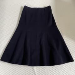 theory luxe セオリーリュクス ウールフレアスカート ネイビー 40
