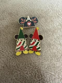 リルリンリン　イヤーハット　ピンバッチ　クリスマスのサムネイル