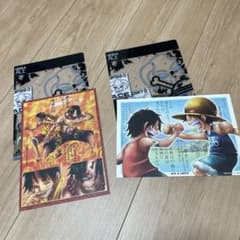 ONE PIECE ワンピース クリアファイル イラストカード ルフィ エース