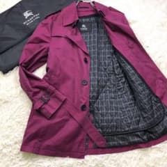 良品/希少色◎BURBERRY BLACK LABEL ライナー トレンチコート - メルカリ