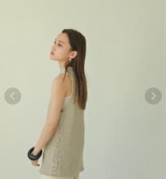 ［todayful］Line Knit tank topのサムネイル