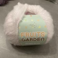 フルーツガーデン　毛糸　ファーヤーン　1玉　ピンク　ふわふわ　06番