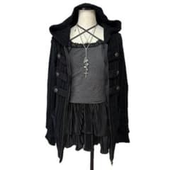 y2k ダークコア コケット ゴシック 平成 平成ギャル パーカー 平成