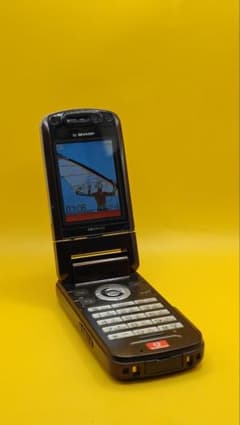 超レア品 Softbank 940P ガラケー スライド式携帯電話 黒 ピンク