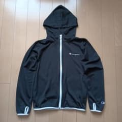 夏用パーカー　１６０　黒のサムネイル