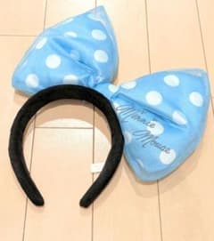 東京ディズニーリゾート カチューシャ 水色 ドットのサムネイル